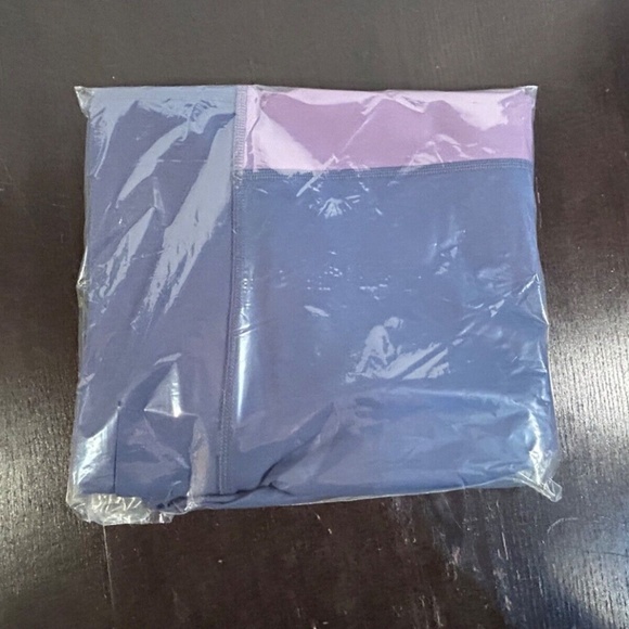 Johnny Was Calme Color Blocked Leggings Navy Blue/Purple/Lavender Size XXL - Picture 8 of 8